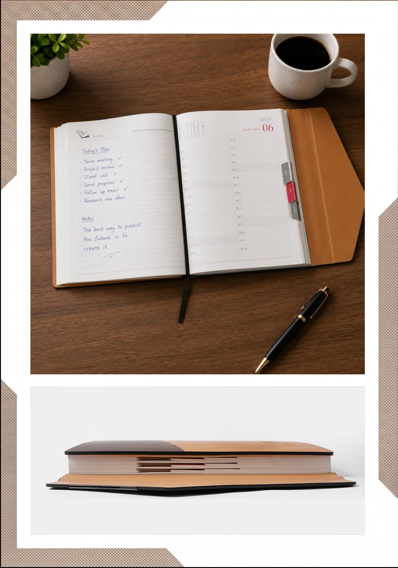 Special Leather Diaries V-505 view 3