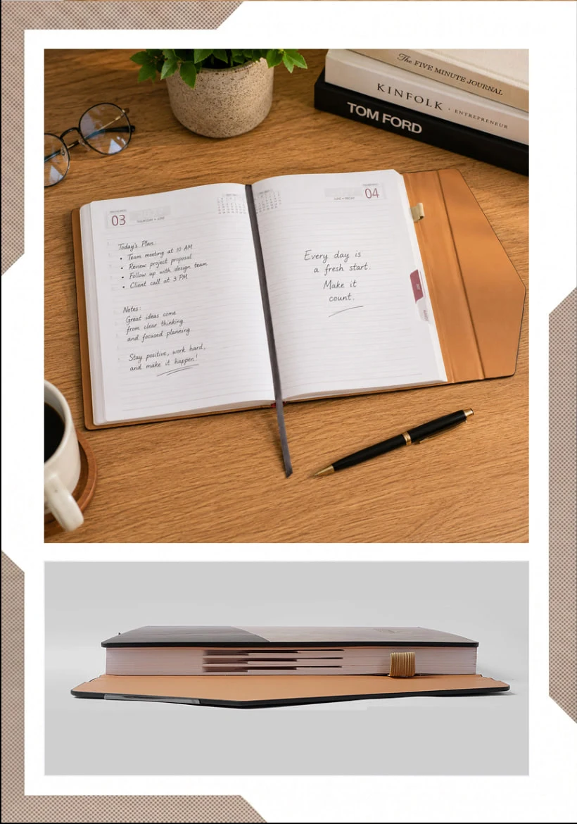 Special Leather Diaries V-506 view 3