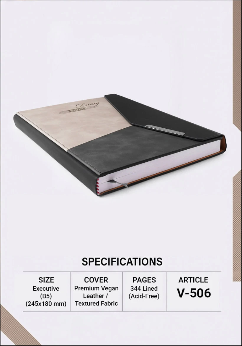Special Leather Diaries V-506 view 4
