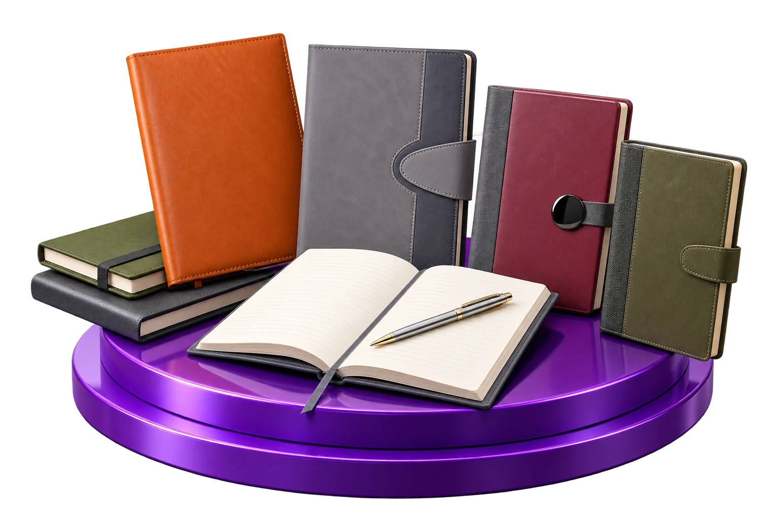 Vision Diaries diary and notebook range